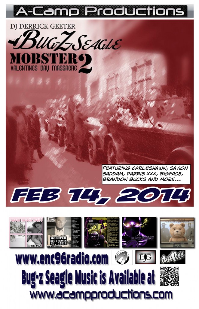 Artist Mixtape Poster 11 x 17 -Bug-Z Seagl Mob 2